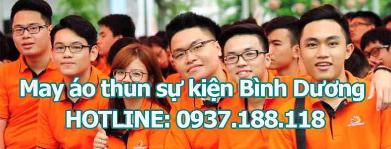 May áo thun sự kiện Bình Dương