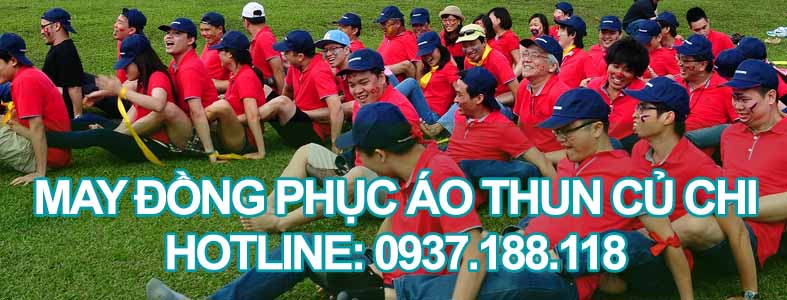 May đồng phục áo thun Củ Chi