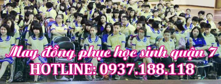 May đồng phục học sinh quận 7 - TPHCM