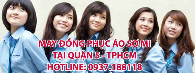 May đồng phục áo sơ mi tại quận 5 - TPHCM