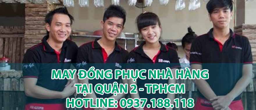 May đồng phục nhà hàng tại quận 2