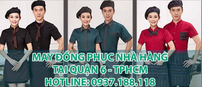 May đồng phục nhà hàng tại quận 6